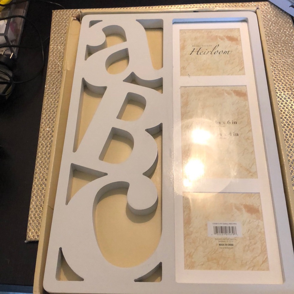 ABC picture frame